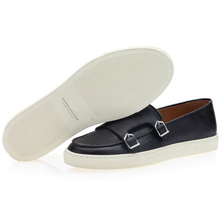 SUPERGLAMOUROUS Tangerine 7 Men's Shoes Lizard Print Slip-On Sneaker (SPGM1339)-AmbrogioShoes