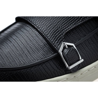 SUPERGLAMOUROUS Tangerine 7 Men's Shoes Lizard Print Slip-On Sneaker (SPGM1339)-AmbrogioShoes