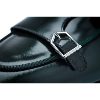 SUPERGLAMOUROUS Tangerine 7 Men's Shoes Polished Calf-Skin Leather Double Monk-Strap Belgian Loafers (SPGM1047)-AmbrogioShoes