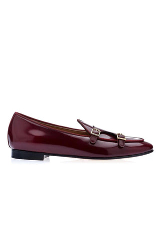 SUPERGLAMOUROUS Tangerine 7 Polished Leather Belgian Loafer-AmbrogioShoes