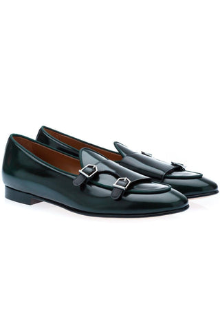 SUPERGLAMOUROUS Tangerine 7 Polished Leather Belgian Loafer-AmbrogioShoes