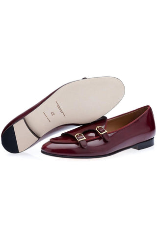 SUPERGLAMOUROUS Tangerine 7 Polished Leather Belgian Loafer-Dellamoda