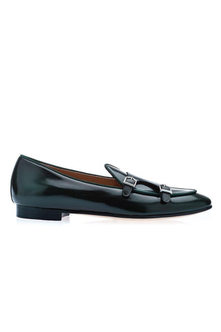 SUPERGLAMOUROUS Tangerine 7 Polished Leather Belgian Loafer-Dellamoda