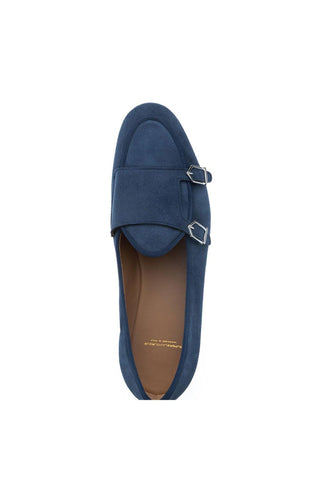 SUPERGLAMOUROUS Tangerine 7 Suede Double Monk-Strap-Dellamoda