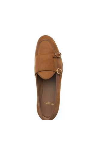 SUPERGLAMOUROUS Tangerine 7 Suede Double Monk-Strap-Dellamoda