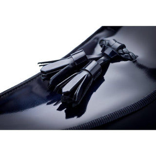 SUPERGLAMOUROUS Tangerine 8 Brushed Polished Calf-Skin Leather Belgian Tassel Loafers (SPGM1152)-AmbrogioShoes