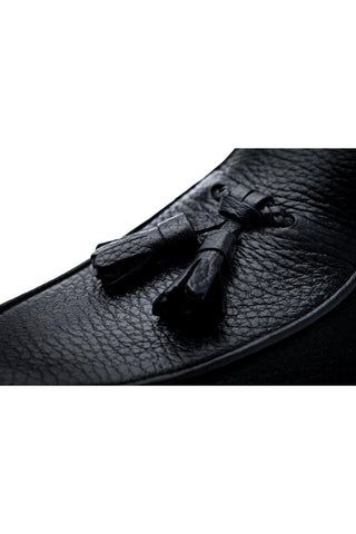 SUPERGLAMOUROUS Tangerine 8-T Deer-Skin Leather Belgian Tassel Loafers (SPGM1142)-Dellamoda