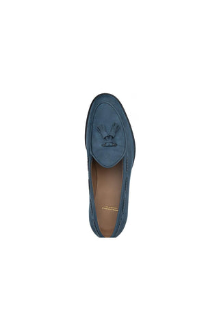 SUPERGLAMOUROUS Tangerine 8-T Oregon Grainy Nubuck Leather Belgian Tassel Loafer (SPGM1373)-Dellamoda