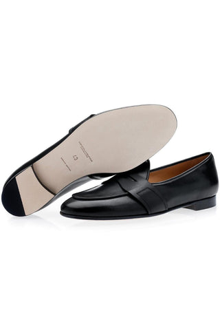 SUPERGLAMOUROUS Tangerine 9 Toledo Calf-Skin Leather Penny Loafer (SPGM1358)-AmbrogioShoes