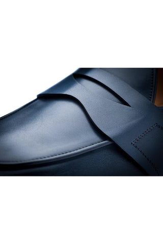SUPERGLAMOUROUS Tangerine 9 Toledo Leather Penny Loafer-Dellamoda