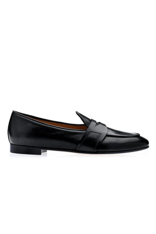 SUPERGLAMOUROUS Tangerine 9 Toledo Leather Penny Loafer-Dellamoda