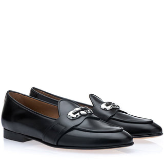 SUPERGLAMOUROUS Tangerine 9.2 Men's Shoes Nappa Leather Slip-On Belgian Loafer (SPGM1370)-AmbrogioShoes