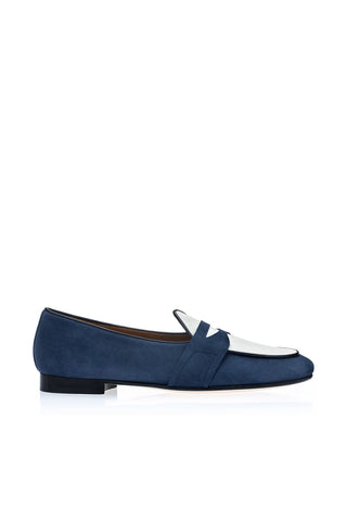 SUPERGLAMOUROUS Tangerine 9.3 Suede Penny Loafer-AmbrogioShoes