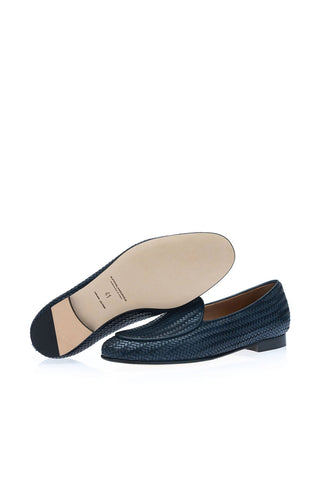 SUPERGLAMOUROUS Tangerine Intrecciato Leather Loafer-AmbrogioShoes
