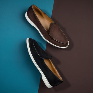 SUPERGLAMOUROUS Tangerine Men's Shoes Suede Leather Airwalk Sneaker (SPGM1351)-AmbrogioShoes