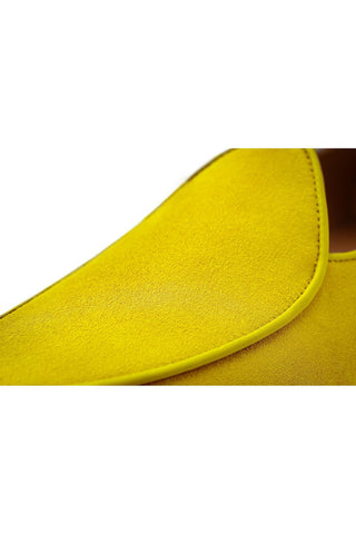 SUPERGLAMOUROUS Tangerine Suede Airwalk Sneaker-Dellamoda