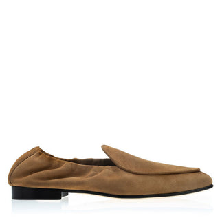 SUPERGLAMOUROUS Tangerine Unlined Suede Slip-On Loafer (SPGM1365)-AmbrogioShoes
