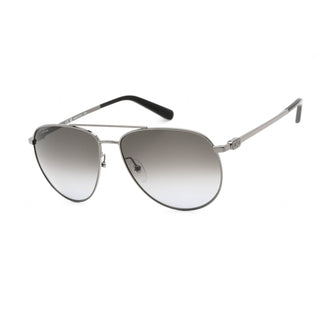 Salvatore Ferragamo SF157S Sunglasses Shiny Ruthenium / Dark Grey Gradient-AmbrogioShoes