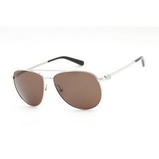 Salvatore Ferragamo SF157S Sunglasses Silver / Brown Polarized-AmbrogioShoes