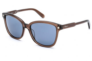 Salvatore Ferragamo SF815S Sunglasses Brown/Blue-AmbrogioShoes