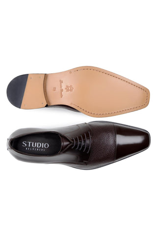 Studio Belvedere Alexander Deer & Leather Derby-Dellamoda
