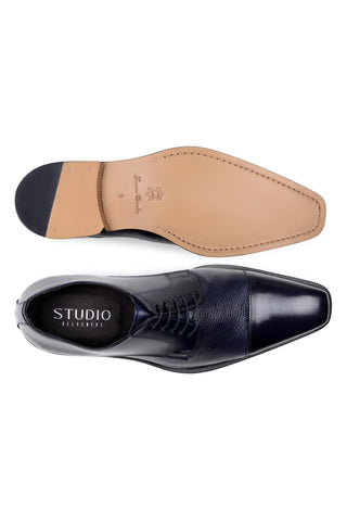 Studio Belvedere Alexander Deer & Leather Derby-Dellamoda