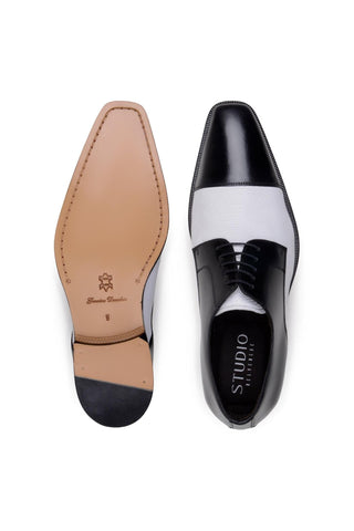 Studio Belvedere Alexander Deer & Leather Derby-Dellamoda
