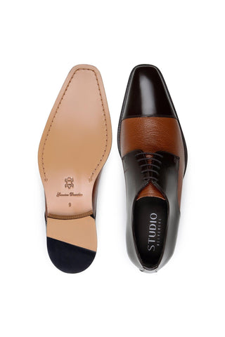 Studio Belvedere Alexander Deer & Leather Derby-Dellamoda
