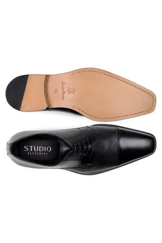 Studio Belvedere Alexander Deer & Leather Derby-Dellamoda