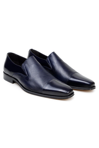 Studio Belvedere Andreo Deer & Leather Loafer-Dellamoda