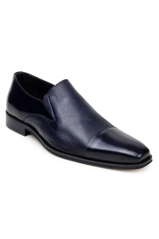 Studio Belvedere Andreo Deer & Leather Loafer-Dellamoda