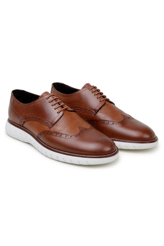 Studio Belvedere Enzo Deer-Skin / Calf-Skin Leather Casual Derby (SBV1000)-AmbrogioShoes