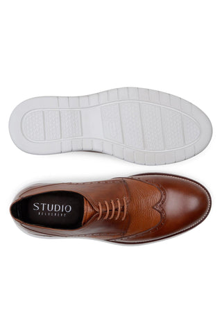Studio Belvedere Enzo Deer-Skin / Leather Casual Derby (SBV1000)