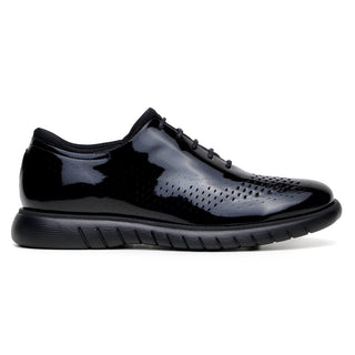 Studio Belvedere Maxim Men's Shoes Patent Leather Casual Whole-cut Sneaker (SBV1011)-AmbrogioShoes