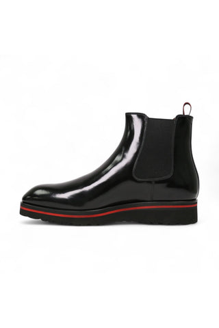 Valentino Dayton Polished Calf-Skin Leather Chelsea Boots (VAL1011)-AmbrogioShoes