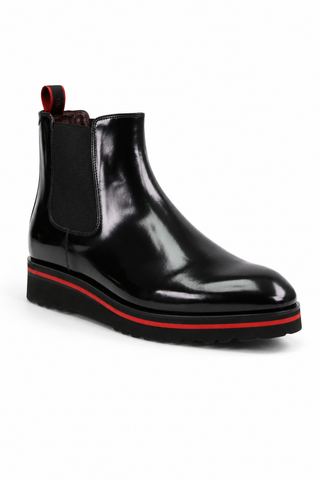Valentino Dayton Polished Leather Chelsea Boots (VAL1011)