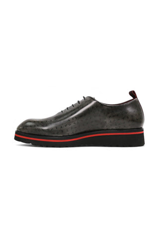 Valentino Dult Polished Calf-Skin Leather Whole Cut Oxfords (VAL1010)-AmbrogioShoes
