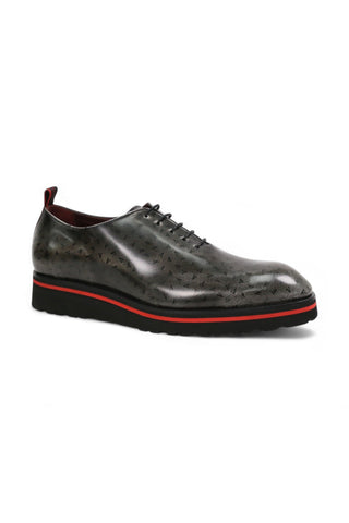 Valentino Dult Polished Leather Whole Cut Oxfords (VAL1010)