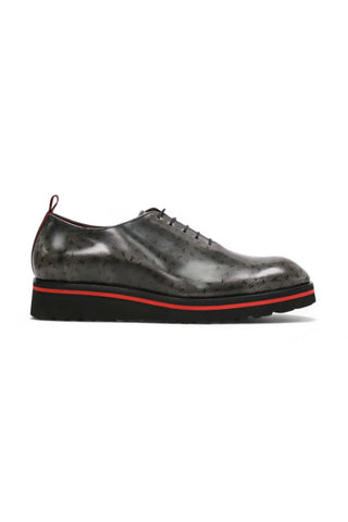 Valentino Dult Polished Leather Whole Cut Oxfords (VAL1010)