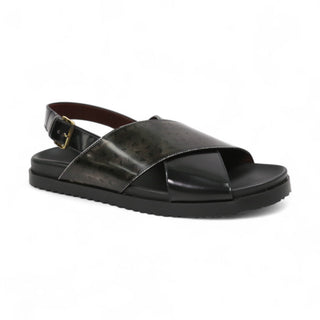 Valentino Sand V2 Polished Calf-Skin Leather Sandals (VAL1007)-AmbrogioShoes