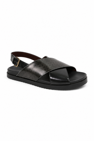 Valentino Sand V2 Polished Leather Sandals (VAL1007)