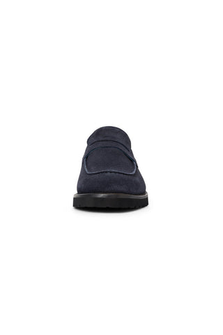 Zeri Suede Penny Loafer-Dellamoda