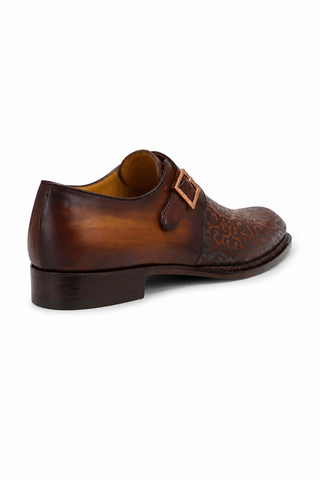 Ambrogio 21296 Leather Single Monk-Strap-AmbrogioShoes