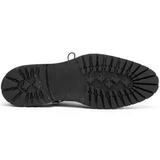 Zelli Italia Campo Men's Shoes Gray Goat-Skin Suede Derby (ZEL1042)