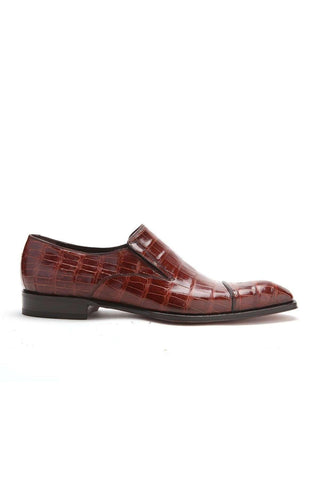 Caporicci 943 Alligator Cap-Toe Loafer-AmbrogioShoes