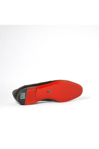 Cesare Paciotti Lizard Fondente Loafer-AmbrogioShoes