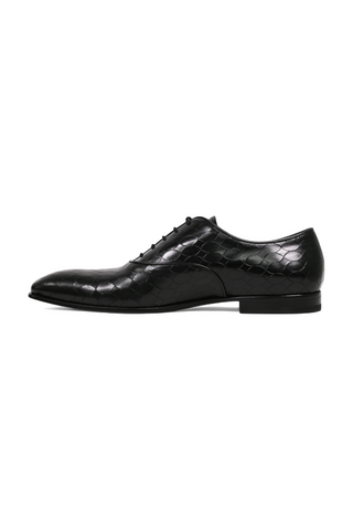 Cesare Paciotti Luxury Italian Magic Baby Black Leather Oxfords (CPM2320)-AmbrogioShoes