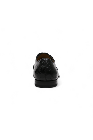 Cesare Paciotti Luxury Italian Magic Baby Black Leather Oxfords (CPM2320)-AmbrogioShoes