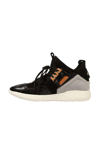 Cesare Paciotti Luxury Italian Men's 4US Bac Cuoio Black Sneakers (CPM5316)-AmbrogioShoes