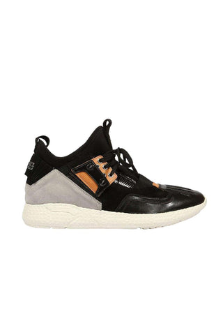 Cesare Paciotti Luxury Italian Men's 4US Bac Cuoio Black Sneakers (CPM5316)-AmbrogioShoes